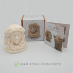 Verpackung Sculpties, Verpackung Kerze, Kerzenbox, Skulturkerze Jungfrau Verpackung, besondere Kerze, Geburtstagskerze