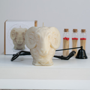 Geschenkset Kerzen, Kerzen Geschenkset, Sternzeichen Widder, Geschenk, Geschenkset Sternzeichen, Kerzenpflegeset, Streichholzglas, Geschenkset Kerzen Weihnachten