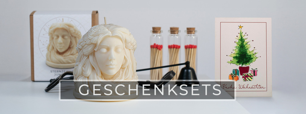 Geschenkset Kerzen, Kerzen Geschenkset, Sternzeichen Jungfrau Geschenk, Geschenkset Sternzeichen, Kerzenpflegeset, Streichholzglas